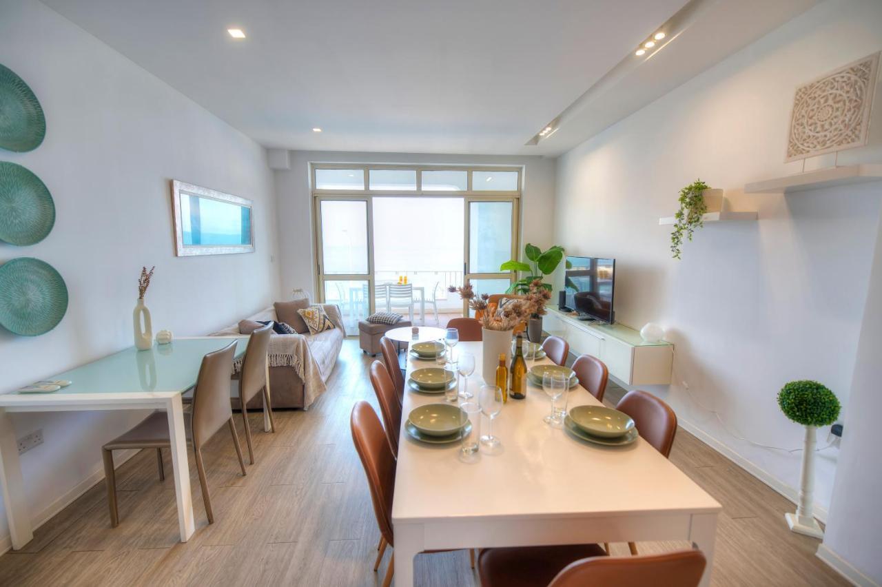 Spacious 4 Bedrooms With Sea View Balcony Goslm-3 Σλιέμα Εξωτερικό φωτογραφία