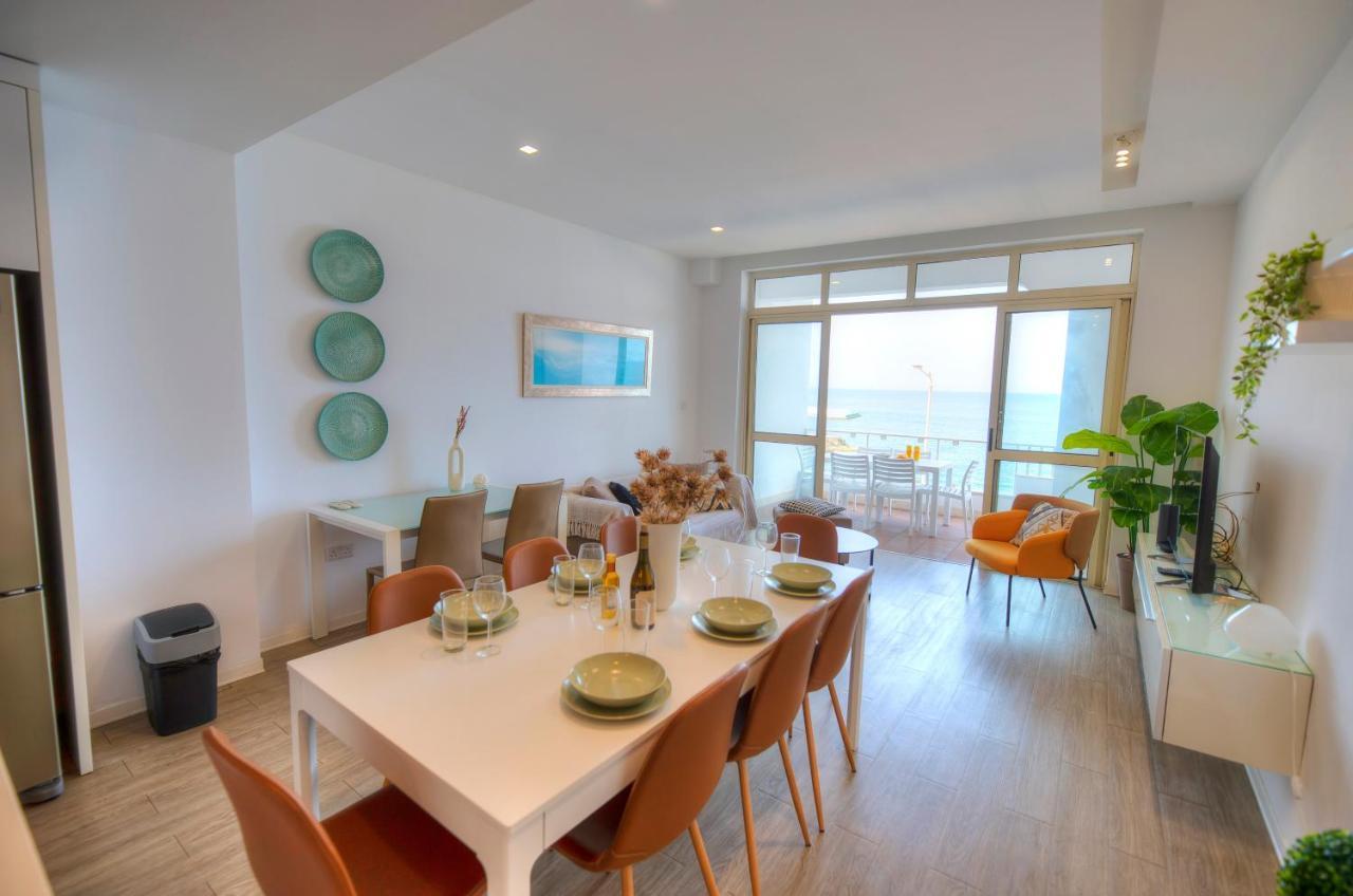 Spacious 4 Bedrooms With Sea View Balcony Goslm-3 Σλιέμα Εξωτερικό φωτογραφία